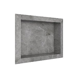 Nicho Cozimax Diamante 40x30 Em Porcelanato Cinza