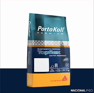 Rejunte Portokoll Premium Top Flex 1kg - Branco Brilho