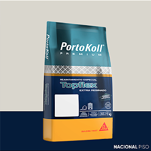 Rejunte Portokoll Premium Top Flex 1kg - Cinza Platina