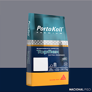 Rejunte Portokoll Premium Top Flex 1kg - Cinza Sideral