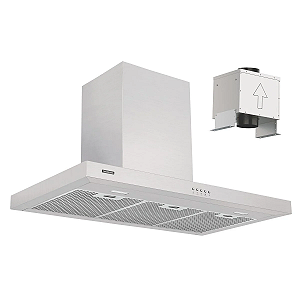 Coifa de parede Tramontina Dritta Wall 90 Split em Aço Inox 90 cm 220 V - 95800023