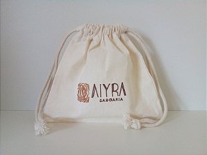 SAQUINHO NECESSAIRE BORDADO