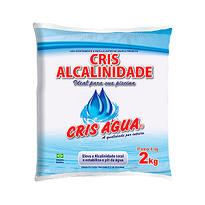 Elevador de Alcalinidade Bicarbonato de Sódio Cris Água 2 Kg