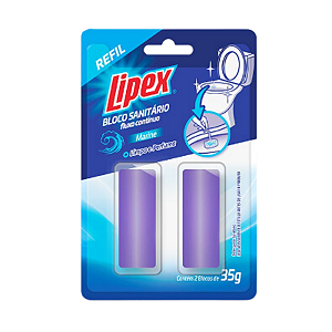 Refil com 2 Blocos Sanitários 35g cada para Suporte Marine