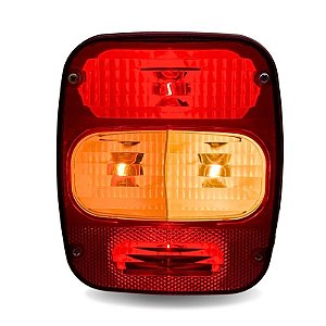 Lanterna Traseira Ford Volks Euro 5 Lado Esquerdo Com Vigia Branco Lantersul