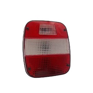 Lanterna Traseira LED 12V Ford Volks Cristal Lado Direito Sem Vigia Branco Lantersul