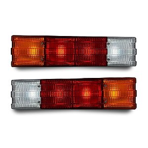 Par Lanterna Traseira Mercedes 1620 LED Âmbar MT 12V Lantersul