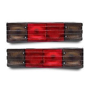 Par Lanterna Traseira Mercedes 1620 1935 1938 Fumê Metalizado Lantersul