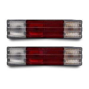 Par Lanterna Traseira Mercedes 1620 1935 1938 Cristal Metalizado Lantersul