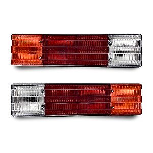 Par Lanterna Traseira Mercedes 1620 1935 1938 Âmbar Metalizado Lantersul