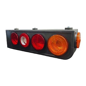 Lanterna Traseira Caminhão LED Com Aba Lado Direito H3