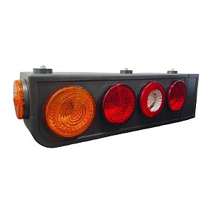 Lanterna Traseira Caminhão LED Com Aba Lado Esquerdo H3