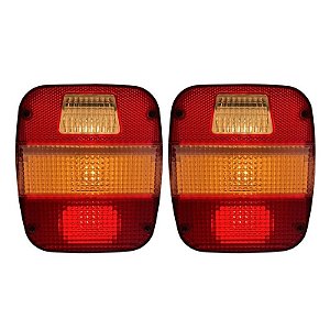 Par Lanterna Ford Volks Marmitão Cristal Branco Lantersul