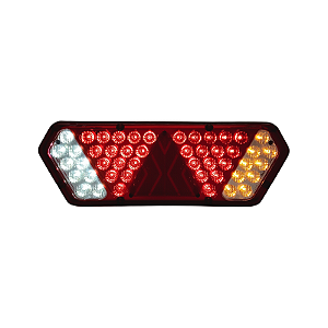 Lanterna Traseira Guerra Motion Silver Rubi LED 12/24v LD Lantersul