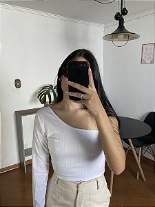 Cropped Lua Branco