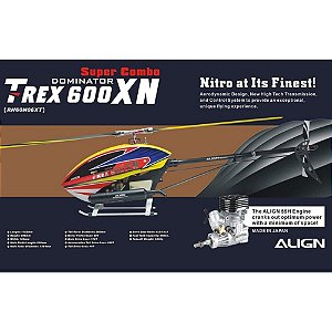 T-rex 600X super combo RH60N06XT- Lacrado