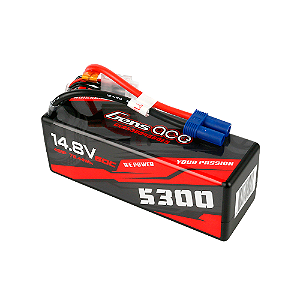 Bateria Lipo 4S Gens Ace 14.8V 5300ma 60C Ec5 - Lacrado