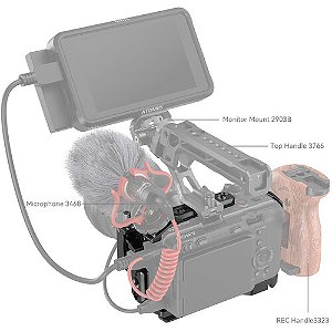 Gaiola SmallRig para Câmera Sony FX30 e FX3- Lacrado