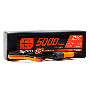 Bateria Lipo 3S Spektrum 11.1.V 5000Mah 100C Smart G2 IC3- Lacrado