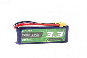 Bateria Lipo 2S Turnigy Nano-Tech 3300mAh de 7.4v 35C XT60- Lacrado