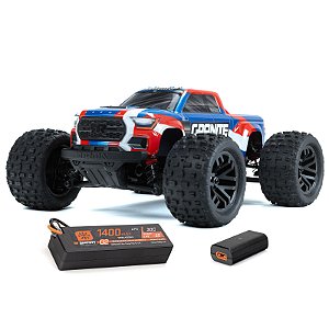 Arrma Granite Grom Mega 1/18 4WD 380 RTR 4X4 vermelho - Lacrado