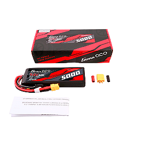 Bateria Gens Ace LiPo 7.4V 5000mAh 60C 2S XT60 Plug- Lacrado