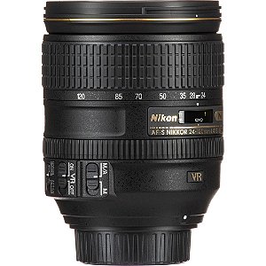 Lente Nikon AF-S 24-120mm f/4G ED VR para DSLR full frame - Lacrado