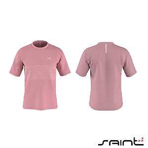 Camisa Saint Manga Curta Rosa