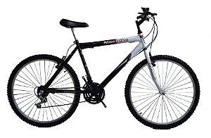 Bicicleta aro 26 18 marchas em aço para passeio super resistente 2023