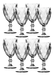 Jogo de 6 taças diamente 320ml transparente