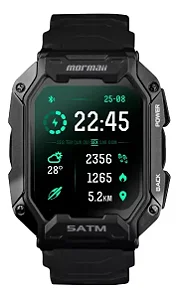 Smartwatch Mormaii Force Preto MOFORCEAA8P