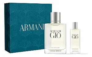 Kit Perfume ACQUA DI GIO HOMME EDT 100ML + Travel Size EDT 15ML