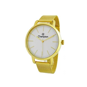 Relógio Feminino Dourado Champion CN21425H
