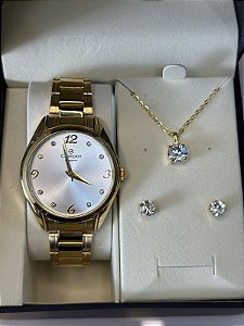 Kit Relógio Champion Feminino Original e Garantia
