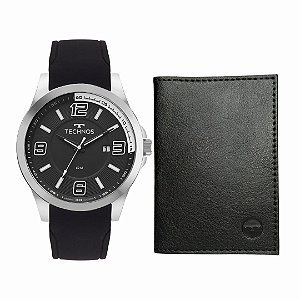Kit Relógio Technos Masculino dia dia NF e Garantia