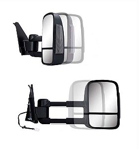 Retrovisor Americano Reboque Ranger 2013-2023 Preto