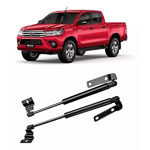 Amortecedor Dianteiro Para Capô A Gás Hilux 05-15 Aço Inox