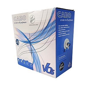 Cabo De Rede Cat6 24awg Cx 305m Utp 305 M Metros