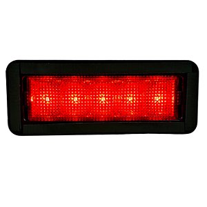 Brake Light Universal 05 Leds Retângular 22cm Vermelho