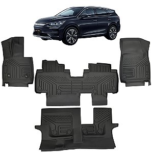 Jogo Tapete Bandeja BYD Tan DMI-I 7 Lugares Automotivo