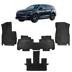 Jogo Tapete Bandeja BYD Tan EV 7 Lugares Automotivo