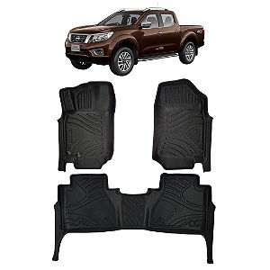 Jogo Tapete Bandeja Nissan Frontier 2017 Até 2021 Automotivo