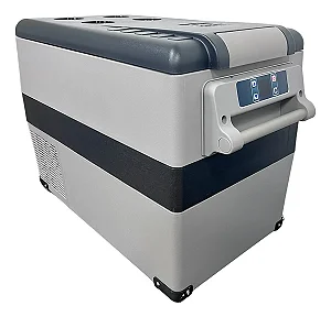 Geladeira 45 Litros Portátil 12v/24v 110v/220v Cinza