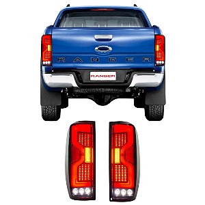 Lanterna Led Ranger 2013 Até 2022 Fumê Emotion