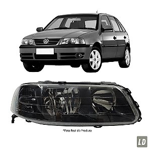 Farol Gol G3 1999 até 2005 Foco Duplo Máscara Negra LD Passageiro