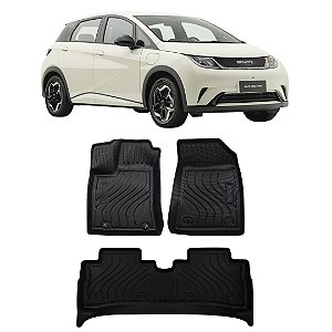 Jogo Tapete Bandeja BYD Dolphin Mini 2023+ Automotivo