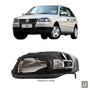 Farol Gol G4 2005 A 2014 Mascara Negra Power LE Motorista