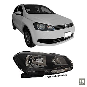 Farol Gol G6 Voyage Saveiro 2012 Até 2016 Mascára Negra LD Passageiro