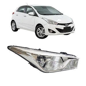 Farol Hb20 e Hb20S 2012 Até 2019 Cromado LD Passageiro
