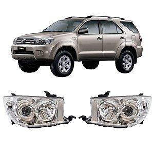 Par Farol Sw4 2009 Até 2011 Mascara Cromada